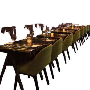 Juego de <span class=keywords><strong>muebles</strong></span> comerciales para cafetería, juego de mesas y sillas de restaurante de gama alta, - Product Image 4