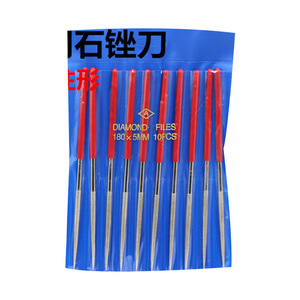 Diamond Files 180x5mm 10Pcs Assorted For Non Ferrous Metals Manual <b>Cutting</b> <b>Tools</b> - Product Image 1