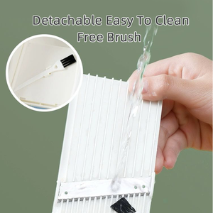 Nouveau hachoir multifonction en acier inoxydable écologique, hachoir de cuisine, hachoir à fruits et légumes, trancheuse - Product Image 6