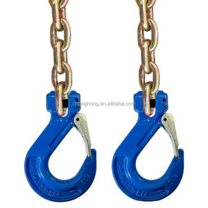 <span class=keywords><strong>Crochet</strong></span> <span class=keywords><strong>de</strong></span> levage robuste en acier allié certifié ISO G80, <span class=keywords><strong>crochet</strong></span> à étrier 3/8" Grade 80 pour la levée <span class=keywords><strong>de</strong></span> charges lourdes - Product Image 1