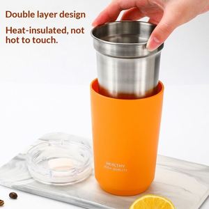 Vaso Térmico de Café de Alta Calidad, Acero Inoxidable 304, Taza Aislada para Agua, Taza para Auto, Regalo para Estudiantes - Product Image 2
