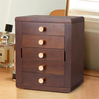 Nouveau design organisateur de stockage de bijoux en bois colliers boucles d'oreilles porte-bijoux organisateur pour la décoration intérieure