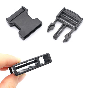 Plastic Bag Buckle Single Pull <b>Webbing</b> <b>Strap</b> Fastener 30mm For Backpack Waist Bag Accessories - Product Image 1