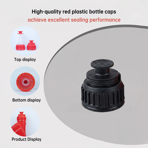 Bouchon à <span class=keywords><strong>bec</strong></span> rétractable en PEHD de 45 mm avec longue gaine, couvercle à vis en plastique anti-fuite pour bidon d'huile moteur, d'additif ou de liquide antigel - Product Image 2