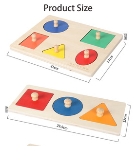 Direct Sale From Manufacturer Hot New Five-Color Geometric Panel Best-Selling Educational Wooden Toys for Kids Boys and Girls - Product Image 6