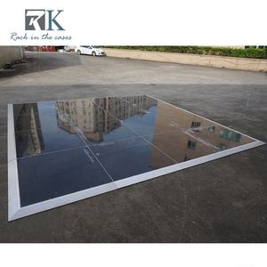 พื้นไม้สี่เหลี่ยมขนาด 4 ฟุต x 4 ฟุต สีดำเงาสูง สำหรับงานอีเว้นท์และเต้นรำ - Product Image 2