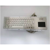 Clavier mécanique filaire KMY KMY299G 392*110mm avec pavé tactile intégré, montage sur panneau pour ordinateur, provenant de Guangdong
