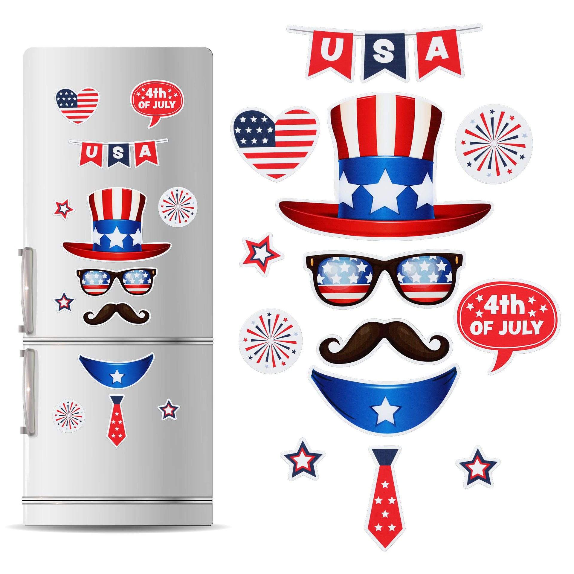 แม่เหล็กติดตู้เย็นวันประกาศอิสรภาพแบบกำหนดเอง