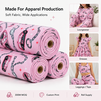 Tissu DBP imprimé sur mesure, polyester double brossé, spandex, tricot doux pour hauts décontractés, t-shirts, fournisseur en gros