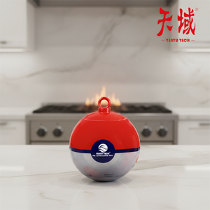 ลูกบอลดับเพลิงชนิดผงแห้งพกพา <span class=keywords><strong>Tenyu</strong></span> Tech ขนาด 2 กิโลกรัม ตอบสนองรวดเร็ว สำหรับบ้าน โรงแรม อินเทอร์เน็ตคาเฟ่ ฯลฯ - Product Image 4