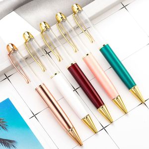 Stylo bille promotionnel en métal, nouveau design, format plus grand, couleur métallique personnalisable, largeur d'écriture 1,0 mm, corps vide - Product Image 2
