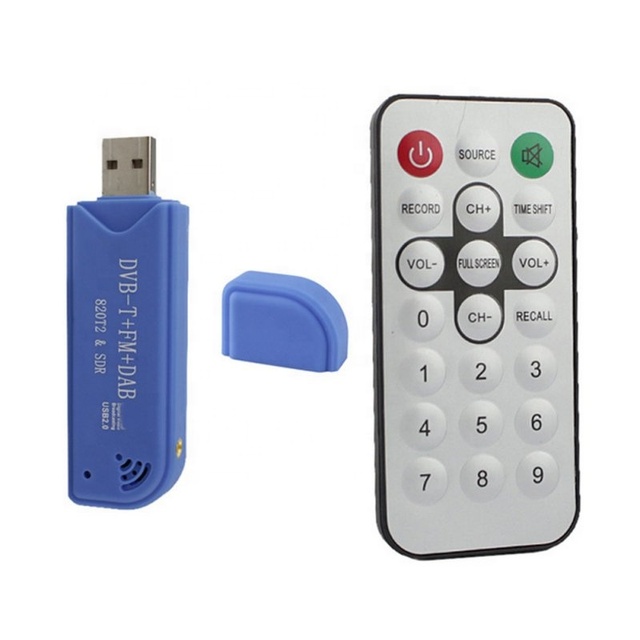 New&Original USB 2.0 Software Radio DVB-T RTL2832U&R820T2 SDR Digital TV Module 10uV RMS Noise >100M Insulation Resistance