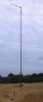 Les zones villageoises utilisent un mât télescopique manuel de 15m 18m 20m 25m 30m pour antenne Yagi