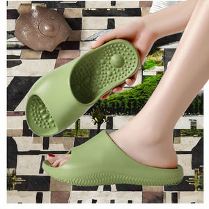 Pantuflas de Interior con Diseño de Arco Cómodo, Antideslizantes y con Masaje, Transpirables, de EVA, para Baño - Product Image 2