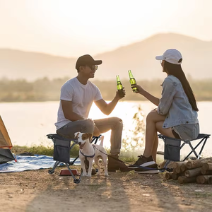 Chaise de camping pliable et portable en métal pour l'extérieur Chaises de plage Équipement de camping de plage Chaise de pêche en plein air de Promotion - Product Image 6