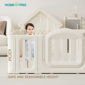 Hobby Tree 2025 Plastic Baby Trend Play Pen Customizable Baby Safety Plastic <strong>Kids</strong> <strong>Playpens</strong> With Gate Baby <strong>Playpens</strong>