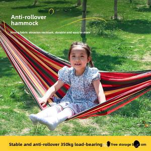 <span class=keywords><strong>Hamaca</strong></span> de malla de nailon, cama de red para dormir para patio al aire libre, porche, jardín, viaje, Camping, apto para niños - Product Image 5