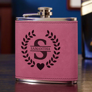 אלברית 6 עוז. אלקט נירוסטה בקבוק מתנה אישית עבור גברים עם glowforge co2 לייזר אספקת בקבוק הירך co2 - Product Image 3