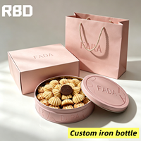 En gros, Boîte en carton et Sac en papier biodégradables, rose, avec logo personnalisé, pour collection de jouets alimentaires, ensemble anti-stress de qualité alimentaire, mignon
