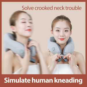 Bantal Pijat Leher Servikal <span class=keywords><strong>2026</strong></span> dengan Traksi Leher Elektrik, Busa Memori, Kompres Hangat, Pijatan Shiatsu Mendalam, Getaran, dan Pemanas - Product Image 4