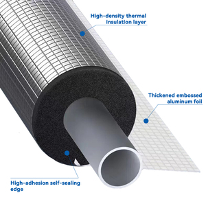 Tube d'isolation en mousse de caoutchouc auto-adhésif moderne, flexible, NBR PVC, résistant au feu, écologique, résistant à la chaleur, directement de l'usine Zhongjia - Product Image 4