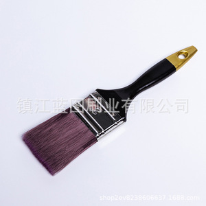 Paintbrush <b>Pet</b> Abrasive Fiber 10-14mm Plastic Handle Wine Red Black For Painting <b>Brushing</b> Cleaning - Product Image 1