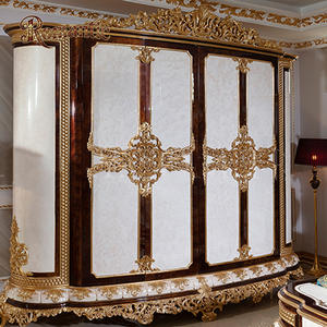 Классический винтажный спальный гарнитур в турецком стиле, роскошный, элегантный, из массива дерева, с ручной резьбой, комплект для спальни (Chambre à Coucher) - Product Image 5