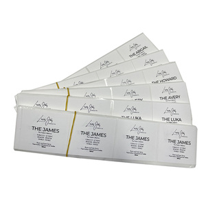 Nhiều Loại Giấy Kết Cấu Dập Nổi Nhãn Dán Giấy Kết Cấu Sang Trọng Nhãn Hiệu Nến Tối Giản - Product Image 2