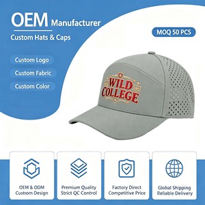Custom Logo Nylon Baseball Cap <b>Waterproof</b> Flat Bill Outdoor High Quality Golf Tennis 5 Panel <b>Hat</b> Unstructured - Product Image 1