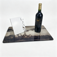 Sous-plats vierges pour sublimation, impression de logo personnalisé, sous-plat en MDF pour sublimation, résistant à la chaleur, 11,8*15,7 pouces, décoration de la maison