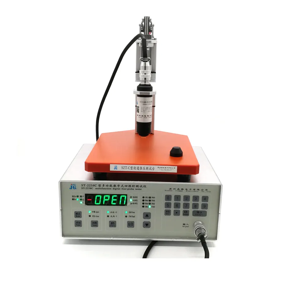 جهاز اختبار مقاومة رقمي بأربعة مسبار متر بأربع نقاط جهاز قياس المقاومة