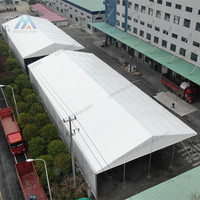 Carpa industrial personalizable de gran almacén para almacenamiento de eventos estructura de aleación de aluminio al aire libre tela de PVC a prueba de viento