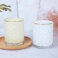 21oz 630ml Grosir Stoples Kaca Tebal Mewah Kosong untuk Pembuatan Lilin Stoples Kaca Tempat Lilin untuk Dekorasi Rumah dan Pernikahan