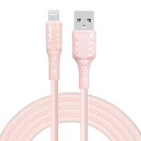 Cable de Datos con Chip C94 C189 de Silicona Líquida con Certificación MFi, Cable de Carga Rápida de Cristal para iPhone 13 14 iPod