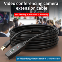 Cable USB 2.0 Activo DFX Macho a Hembra de 10m, Cable Amplificador de Señal de Larga Distancia Premium, Longitud Opcional de 5m a 30m