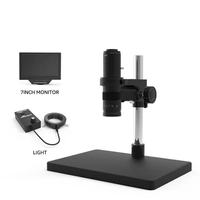 Microscope numérique électronique industriel, caméra HD 12x7 pouces 2 en 1, moniteur Usb