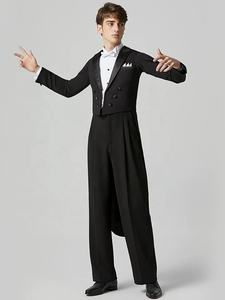 Costume de danse de salon sur mesure, ensemble de danse standard international personnalisé, costume de danse de salon pour homme - Product Image 2