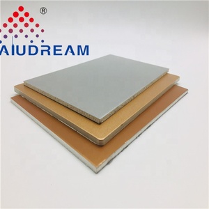 Acp板材外墙板覆层营销1220 * 2440毫米3毫米/4毫米/5毫米浅灰色铝建筑墙体设计 - Product Image 1