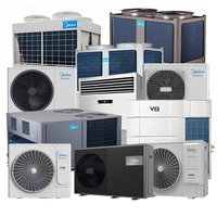 Chauffe-eau Midea 12 kW 5 CV 3,5 tonnes 220 V 50 Hz MHC-V12WD2RN7, pompe à chaleur air-eau DC Inverter R290, système split pour la maison