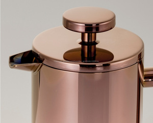 Color dorado 350 ml/600 ml/800 ml/1000 ml aislado de doble pared de acero inoxidable de grado 304 francés prensa café - Product Image 5