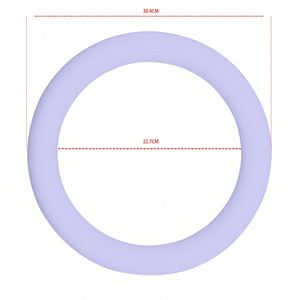 Anneaux de gymnastique sportifs durables en acier et silicone, poids de 10 lb, pour yoga, HIIT, Pilates, barre, entraînement de force, toutes saisons, sac OPP - Product Image 4