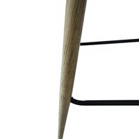 68cm Moderner Stoff-Barhocker mit Drehfunktion, Stabil und Robust, Thekenhöhe für Zuhause und Bar
