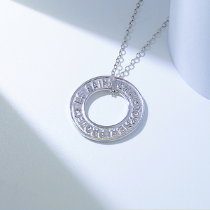 Collier en argent 925 avec pendentif de pièce de monnaie pour hommes, protège de la pollution oxydée américaine - Product Image 1