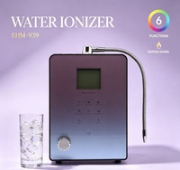 9 Pelat Ionizer Air Alkali pH 3-11 Pemurni Air Meja dengan Layar Sentuh LCD