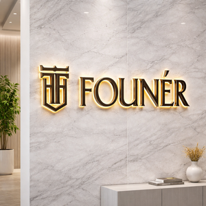 Enseigne personnalisée avec lettres rétroéclairées, enseigne de boîte à lumière LED, enseigne de comptoir LED avec logo, enseigne de devanture extérieure pour la décoration de magasin - Product Image 4