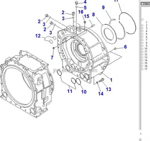 Fabrika toptan OEM kalite D85A-21 mili 154-916-1110 buldozer parçaları