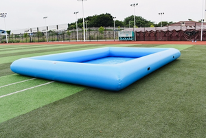 حوض سباحة قابل للنفخ محمول 3×3 <span class=keywords><strong>متر</strong></span>، حديقة مائية صغيرة قابلة للنفخ، مصنوع من قماش PVC، للألعاب الرياضية للأطفال - Product Image 3