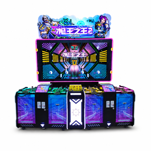Simulateur de tir interactif commercial 4 joueurs avec grand écran vidéo, jeu d'arcade à monnayeur en métal, version anglaise - Product Image 1