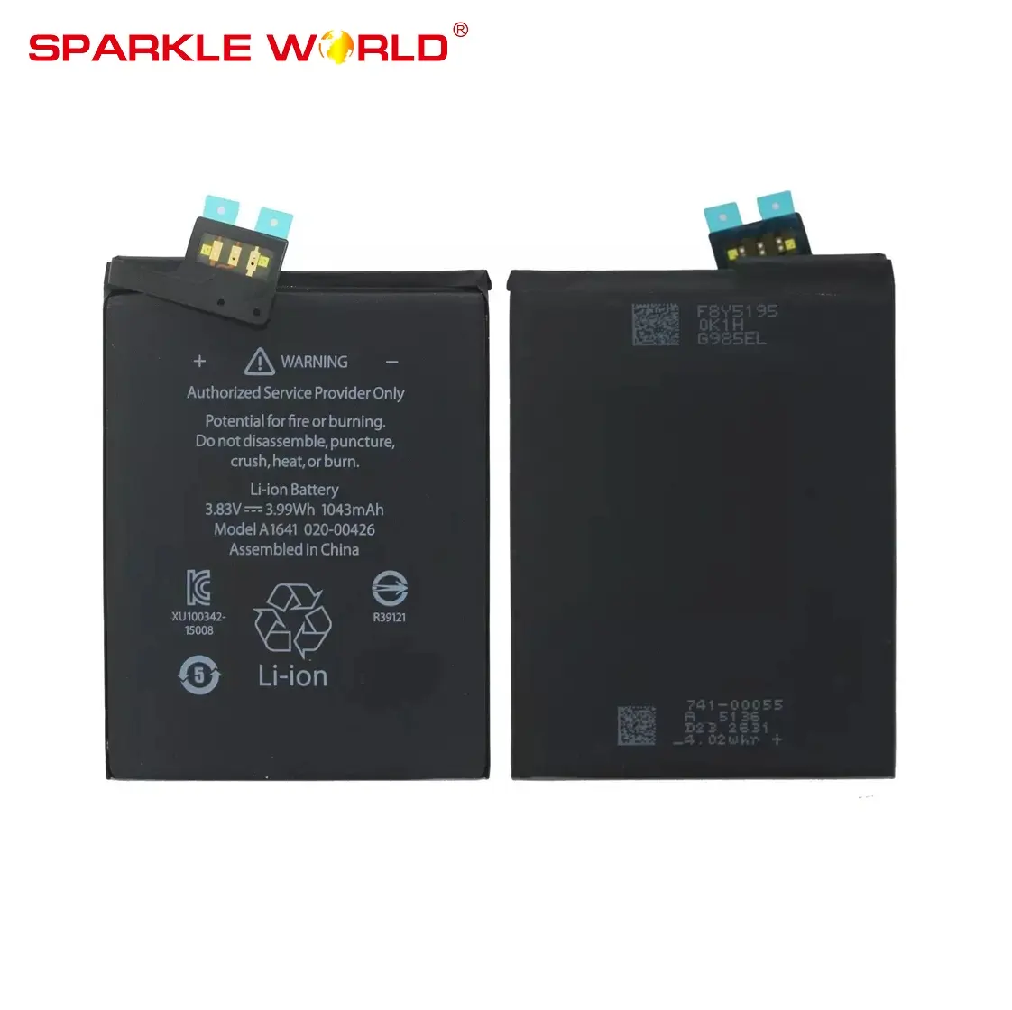 100% Original 1043mAh Batterie iPode a1137 160gb Nano 4th 5th 6th Gen Generation A1641 for iPod Touch 6 Battery
