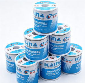 Alambre de Soldadura <span class=keywords><strong>KAINA</strong></span> C-1 Original, Alambre de Soldadura de Plomo con Núcleo de Resina Activada de Alta Pureza, Sin Necesidad de Limpiar, 450g por Bobina - Product Image 1